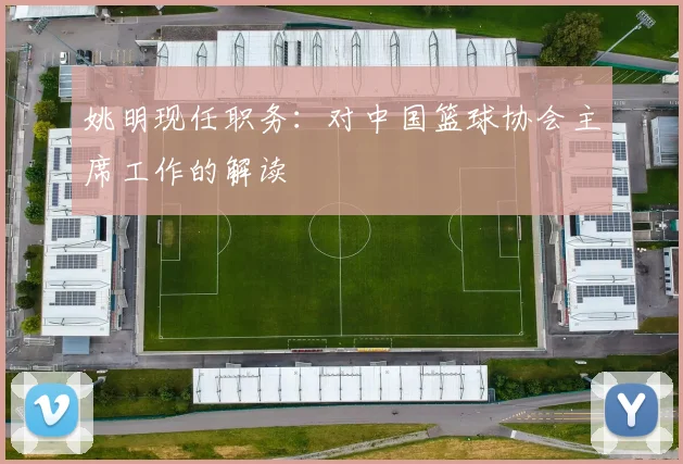 姚明现任职务:对中国篮球协会主席工作的解读